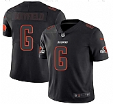 Nike Browns 6 Baker Mayfield Black Impact Rush Limited Jersey Dyin,baseball caps,new era cap wholesale,wholesale hats